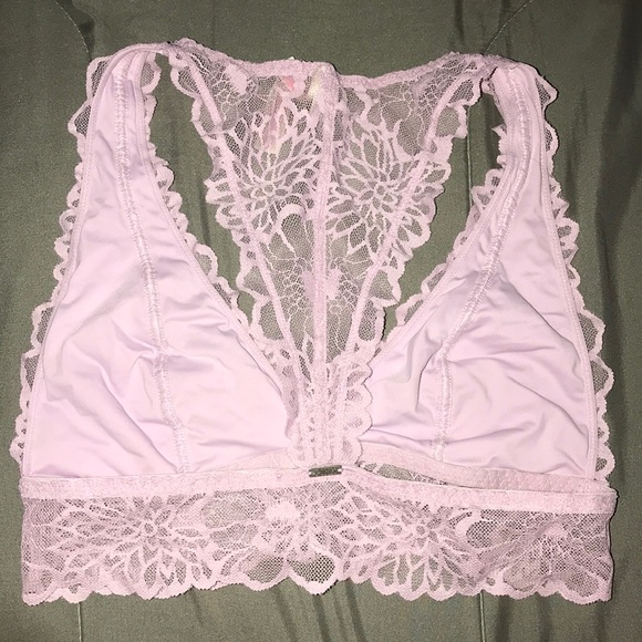 PINK Lace Bralette - Picture 3 of 3